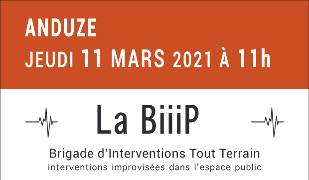 Intervention de la BiiiP - Impromptus en rue pour public non convié